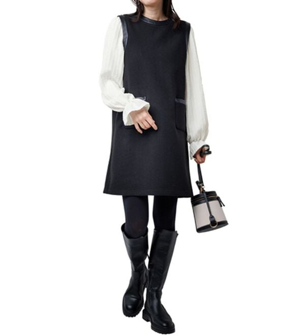 RANAN（ラナン）の「シャーリングカットブラウス（カットソー）」｜詳細画像