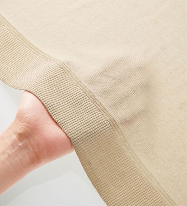 BELLUNA（ベルーナ）の「ヒンヤリ冷感！洗える５分袖カーディガン（ニットカーディガン）」｜詳細画像