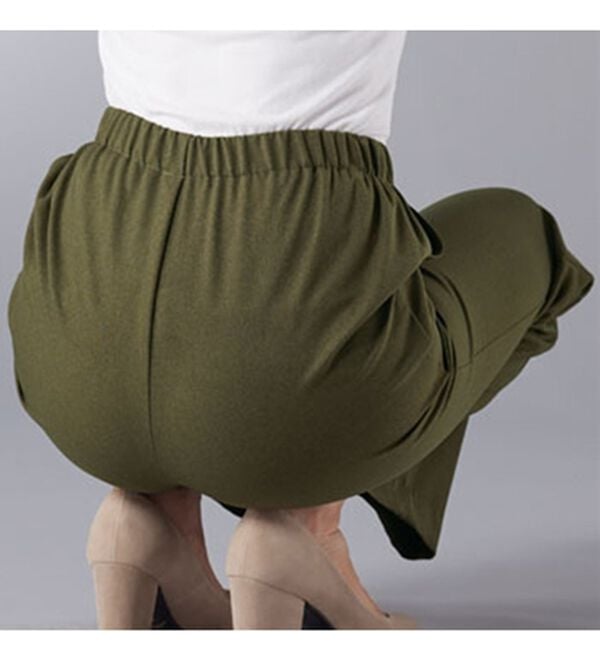 BELLUNA（ベルーナ）の「日本製静電防止ベーカーパンツ（ワイドパンツ・ガウチョ）」｜詳細画像