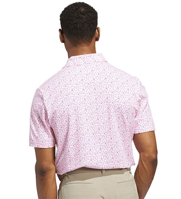 「＜ａｄｉｄａｓ＞ゴルフ　リーフモチーフ半袖シャツ（メンズシャツ）」｜詳細画像