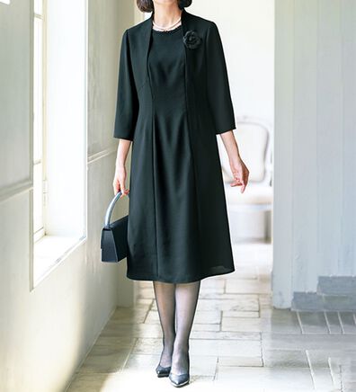 ルフラン（ルフラン）の「お得なオールシーズンワンピース（ブラックフォーマル（喪服・礼服））」