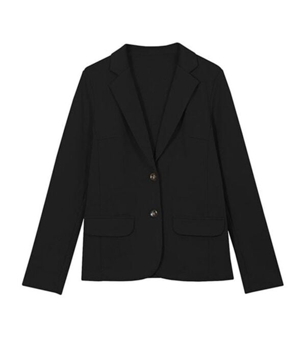 Pierrot（ピエロ）の「ＯＮ／ＯＦＦ使えるポンチ素材テーラードジャケット（テーラードジャケット）」｜詳細画像