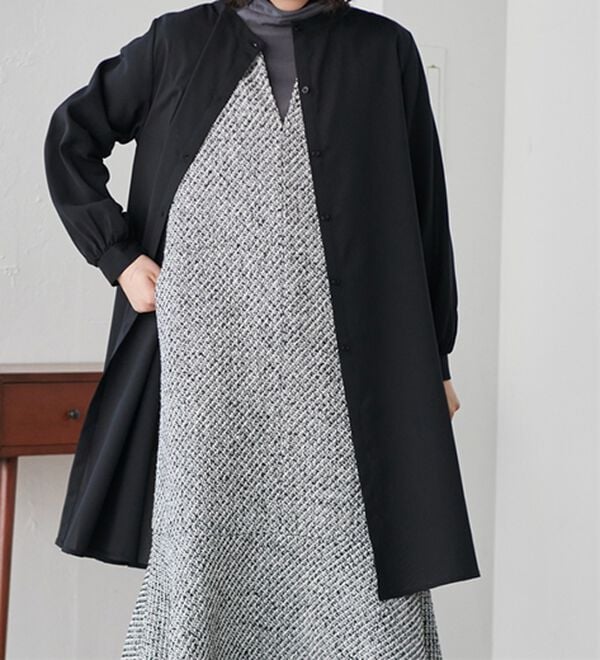 RANAN（ラナン）の「２ＷＡＹボタン使いフレアーブラウス（ブラウス）」｜詳細画像