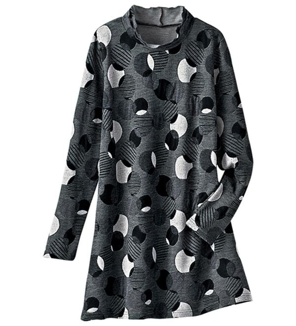 BELLUNA（ベルーナ）の「華やかふくれジャカードチュニック（チュニック）」｜詳細画像