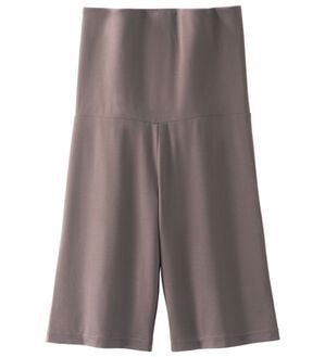 LAVIENNE（ラヴィエンヌ）の「ベリーヒート　腹巻付３分丈ボトム（肌着・インナーウェア）」｜モカ