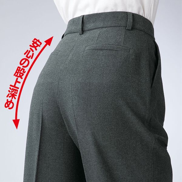 ルフラン（ルフラン）の「【３本組】イージーなはき心地！本格派ワイドパンツ（フルレングスパンツ）」｜詳細画像