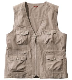 「＜ハッシュパピー＞マルチポケットベスト（メンズベスト）」｜ベージュ