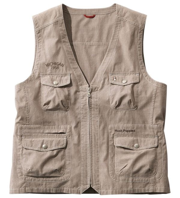 「＜ハッシュパピー＞マルチポケットベスト（メンズベスト）」｜ベージュ