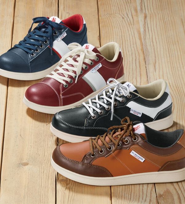 「＜ユーエス　ポロ　アッスン＞防水カジュアルシューズ（メンズスニーカー）」｜詳細画像