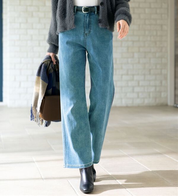 ルフラン（ルフラン）の「【３本組】かわいすぎる淡色デニム＊冬版（フルレングスパンツ）」｜詳細画像