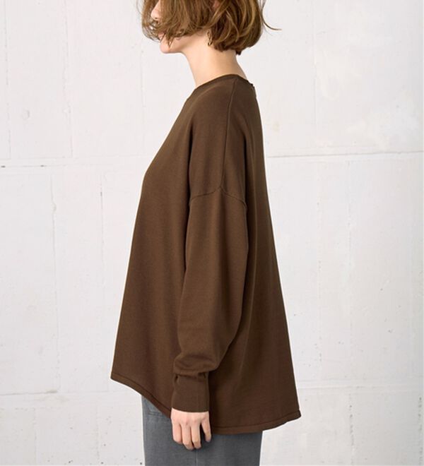 BELLUNA（ベルーナ）の「ゆったりニットプルオーバー（ニット・セーター）」｜詳細画像