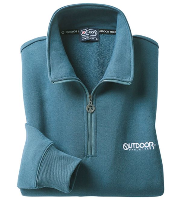 「＜アウトドアプロダクツ＞ブランドデザインハーフジップ・カーゴパンツ（メンズトレーナー）」｜詳細画像