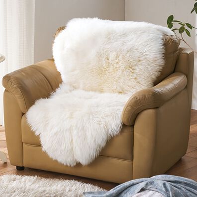 「ニュージーランド産ふかふか長毛ムートン（ソファーカバー）」