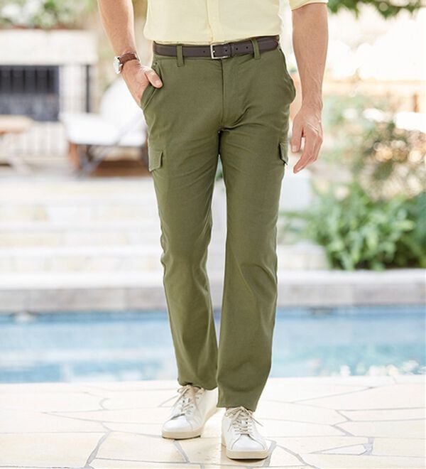 「＜コムルヴァン・オム＞５０代からの［神業］カーゴパンツ（メンズカーゴパンツ）」｜詳細画像