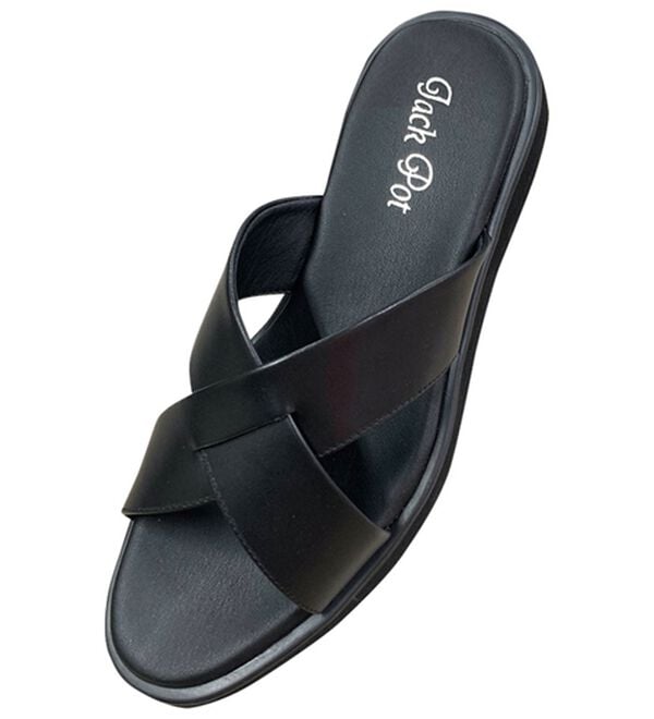 「＜大和の匠＞国産牛革サンダル（メンズサンダル）」｜クロス