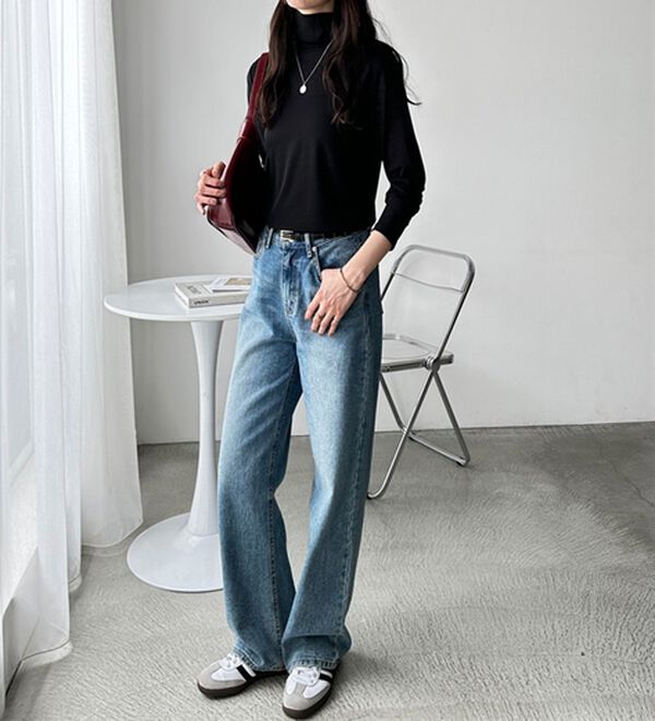 GeeRA（ジーラ）の「シアースラブハイネックトップス（カットソー）」｜詳細画像