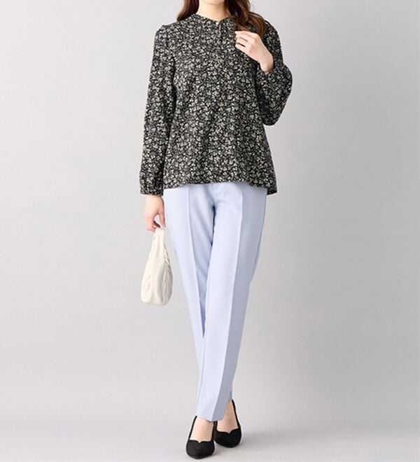 alotta（アロッタ）の「あったか裏起毛フロントタックブラウス（ブラウス）」｜詳細画像