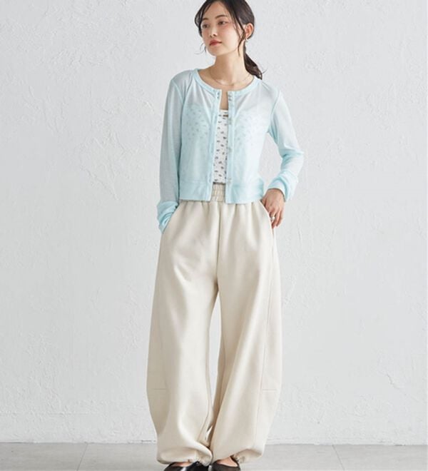 RANAN（ラナン）の「シアーリブカーディガン（その他カーディガン）」｜詳細画像