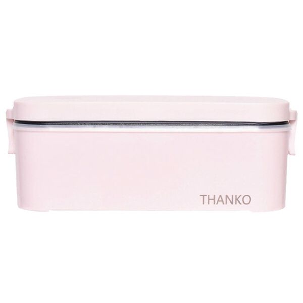 「おひとりさま用超高速弁当箱炊飯器　１段（キッチン家電・調理家電）」｜ピンク