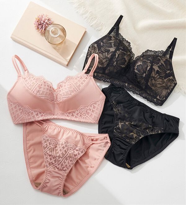 YU'NOW（ユナウ）の「Life fitブラ＆ショーツ（ブラジャー＆ショーツセット）」｜詳細画像