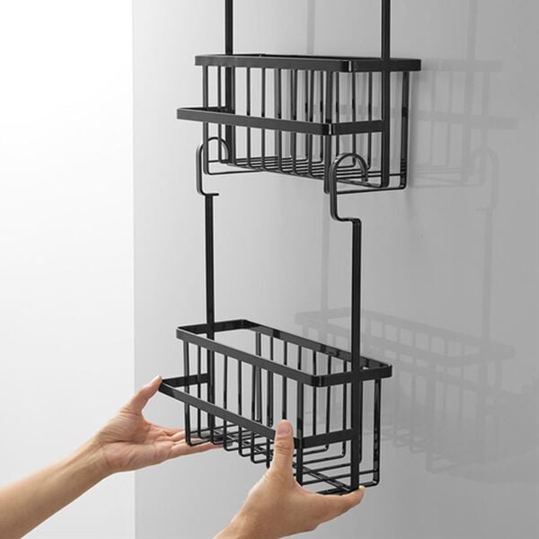 iellio（イエリオ）の「タワー　連結引っ掛けバスルームバスケット＜ｔｏｗｅｒ山崎実業＞（バス用品）」｜詳細画像