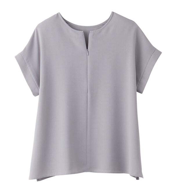 RANAN（ラナン）の「前後2WAYハーフジップブラウス（ブラウス）」｜詳細画像