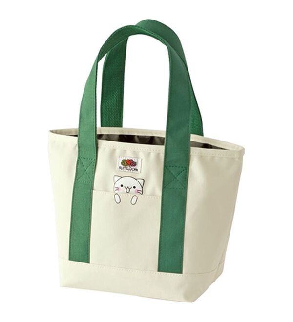 BELLUNA（ベルーナ）の「＜べるーにゃ&times;フルーツオブザルーム＞ポケット付ひょっこりミニトートバッグ（トートバッグ）」｜詳細画像