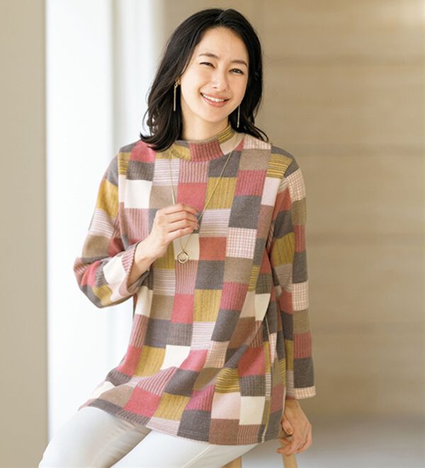 ルフラン（ルフラン）の「【３色組】ほっこり華やぎプルオーバー（カットソー）」｜詳細画像