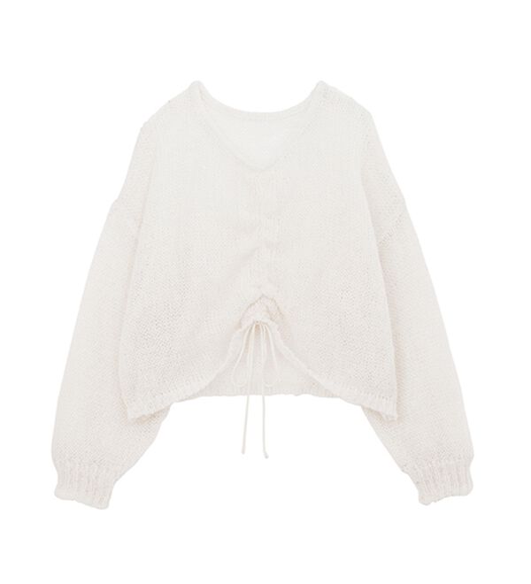 RANAN（ラナン）の「モヘアライク２ＷＡＹギャザーニット（ニット・セーター）」｜詳細画像