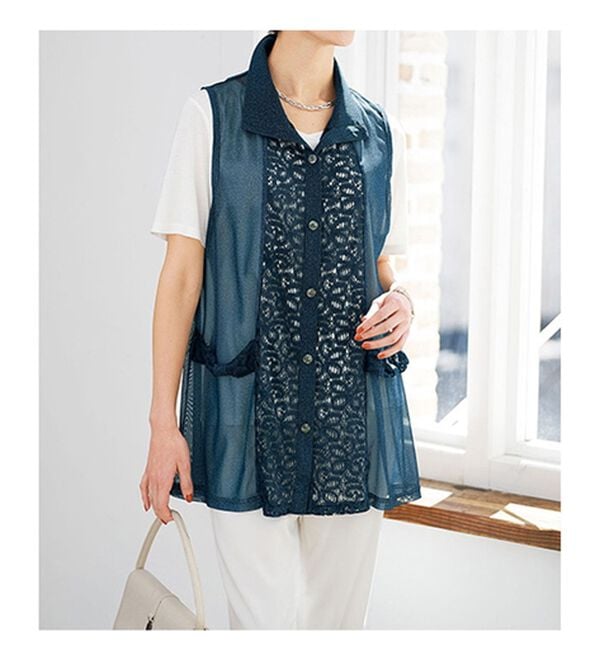 BELLUNA（ベルーナ）の「【２枚組】レース使いサマーベスト（ベスト）」｜詳細画像