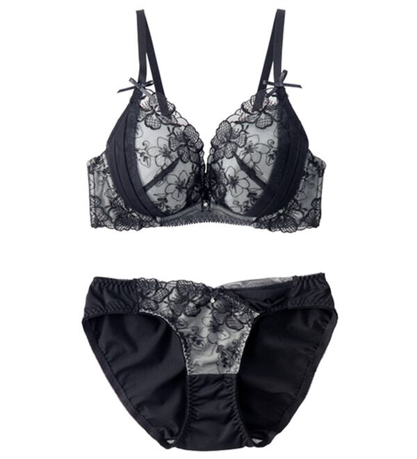 YU'NOW（ユナウ）の「ｔｏ　ｍｅｅブラ＆ショーツ（ブラジャー＆ショーツセット）」｜詳細画像