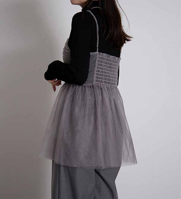 RANAN（ラナン）の「ラメチュールビスチェ（ブラウス）」｜詳細画像