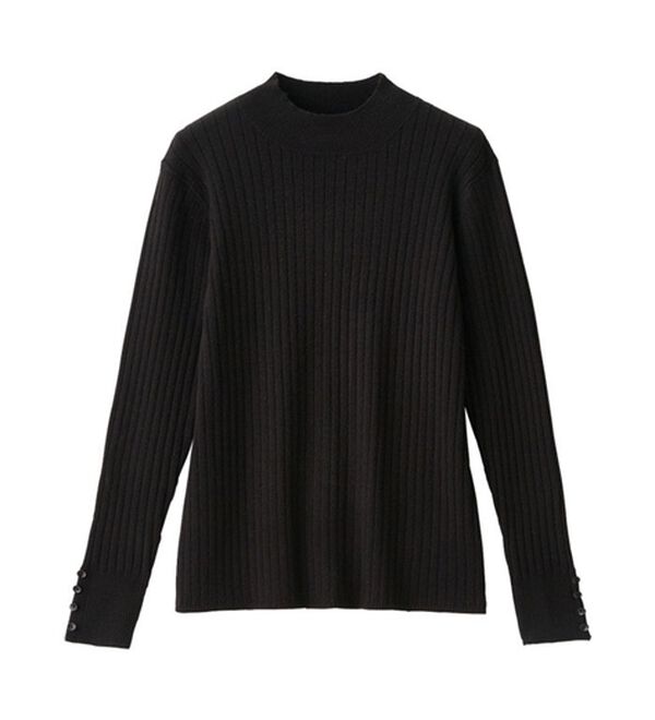 RANAN（ラナン）の「袖ボタンハイゲージニット＜4つの機能付＞（ニット・セーター）」｜詳細画像