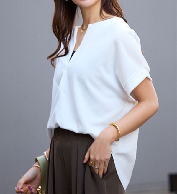 alotta（アロッタ）の「ジップ使いドルマンブラウス（ブラウス）」｜詳細画像