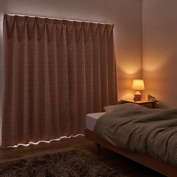 「まるで魔法瓶！アルミ裏地付２層構造カーテンセット（ドレープカーテン）」｜詳細画像