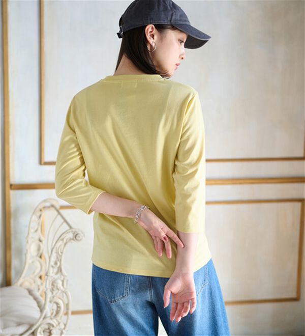 BELLUNA（ベルーナ）の「＜Ｄｉｓｎｅｙ＞【ミニー】プリント7分袖Tシャツ（Tシャツ）」｜詳細画像