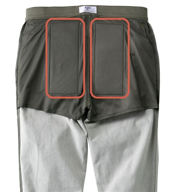 「＜コムルヴァン・オム・ウェルネス＞すっきりはける腰らくパンツ（メンズフルレングスパンツ）」｜詳細画像