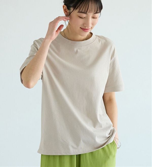 BELLUNA（ベルーナ）の「ヒンヤリ！綿１００％大人顔サマ見えＴシャツ（Tシャツ）」｜詳細画像