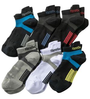 「【６足組】＜リーボック＞爽快！多機能スニーカーソックス（メンズ靴下・タイツ）」｜詳細画像