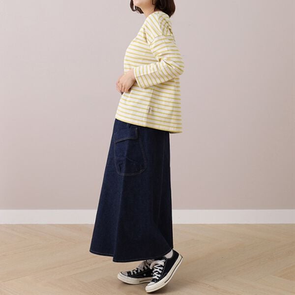 BELLUNA（ベルーナ）の「＜ｓｏｒａｆｕｋｕ＞ポケット使いフレアースカート（ロングスカート）」｜詳細画像