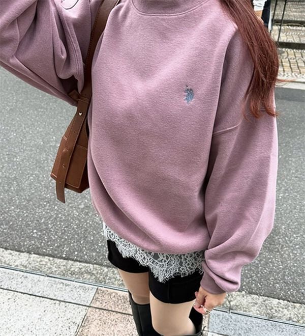 GeeRA（ジーラ）の「【U.S. POLO ASSN.】表ピーチ裏起毛スウェット（トレーナー・スウェット）」｜詳細画像