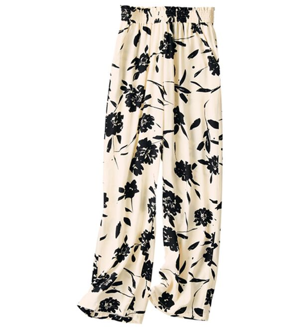 BELLUNA（ベルーナ）の「ひんやり素材エアリーワイドパンツ（その他パンツ）」｜詳細画像