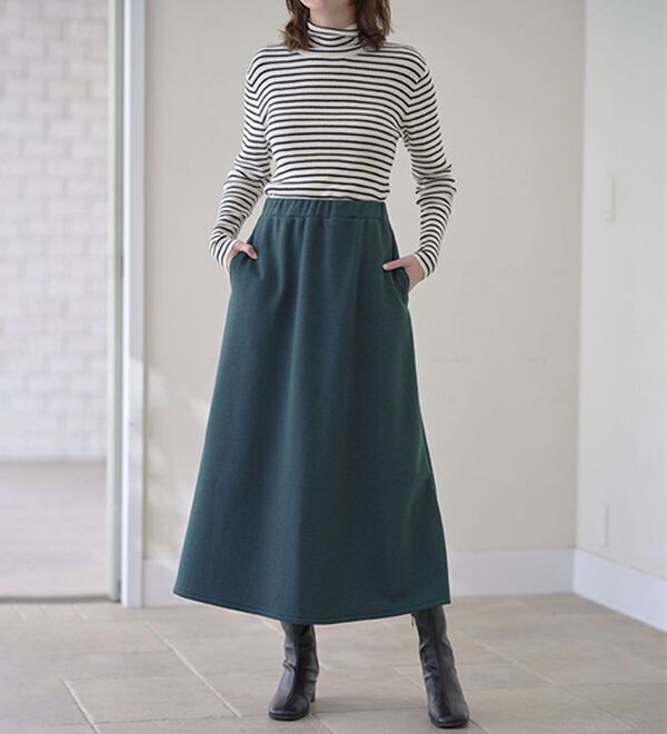 BELLUNA（ベルーナ）の「【毛玉になりにくい】あったかキレイ！大人のこだわりスカート（ロングスカート）」｜詳細画像