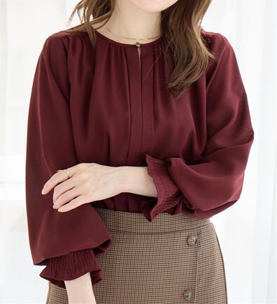 alotta（アロッタ）の「前後２ＷＡＹギャザーブラウス（ブラウス）」