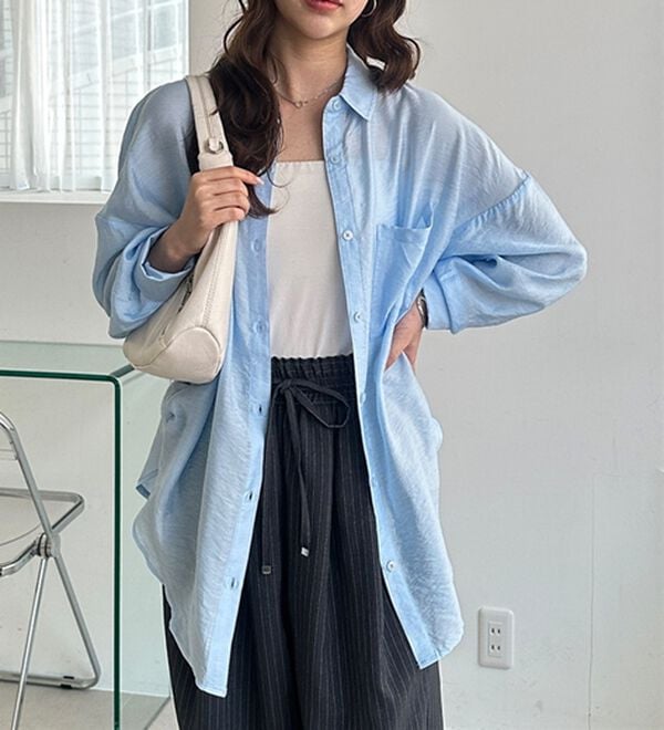 GeeRA（ジーラ）の「アソート柄オーバーサイズシャツ（シャツ）」｜詳細画像