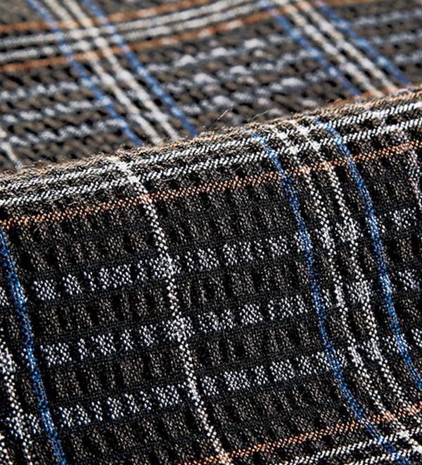 BELLUNA（ベルーナ）の「シャーリング素材チェック柄切替チュニック（チュニック）」｜詳細画像