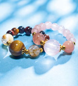 ルフラン（ルフラン）の「【２本組】天然石フリーサイズリング（リング）」｜詳細画像