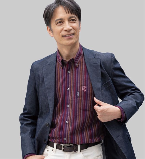 「＜ダンロップ・リファインド＞モールドビーストレッチシャツ（メンズシャツ）」｜詳細画像