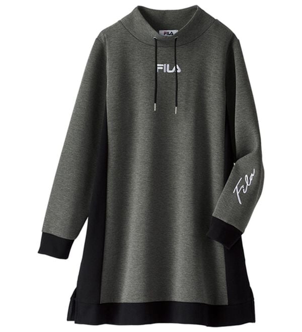 BELLUNA（ベルーナ）の「＜ＦＩＬＡ＞配色切替チュニックワンピース（チュニックワンピース）」｜詳細画像