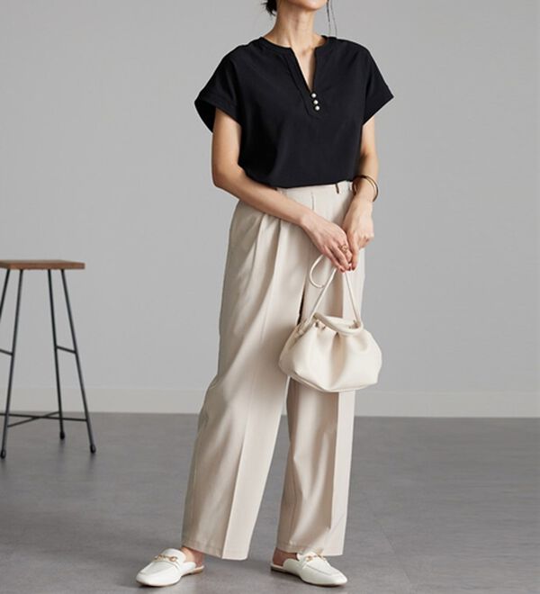 RANAN（ラナン）の「ひんやり！スキッパーブラウス（ブラウス）」｜詳細画像